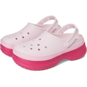 Crocs Classic Stacked Clogs Platform Dragon Fruit